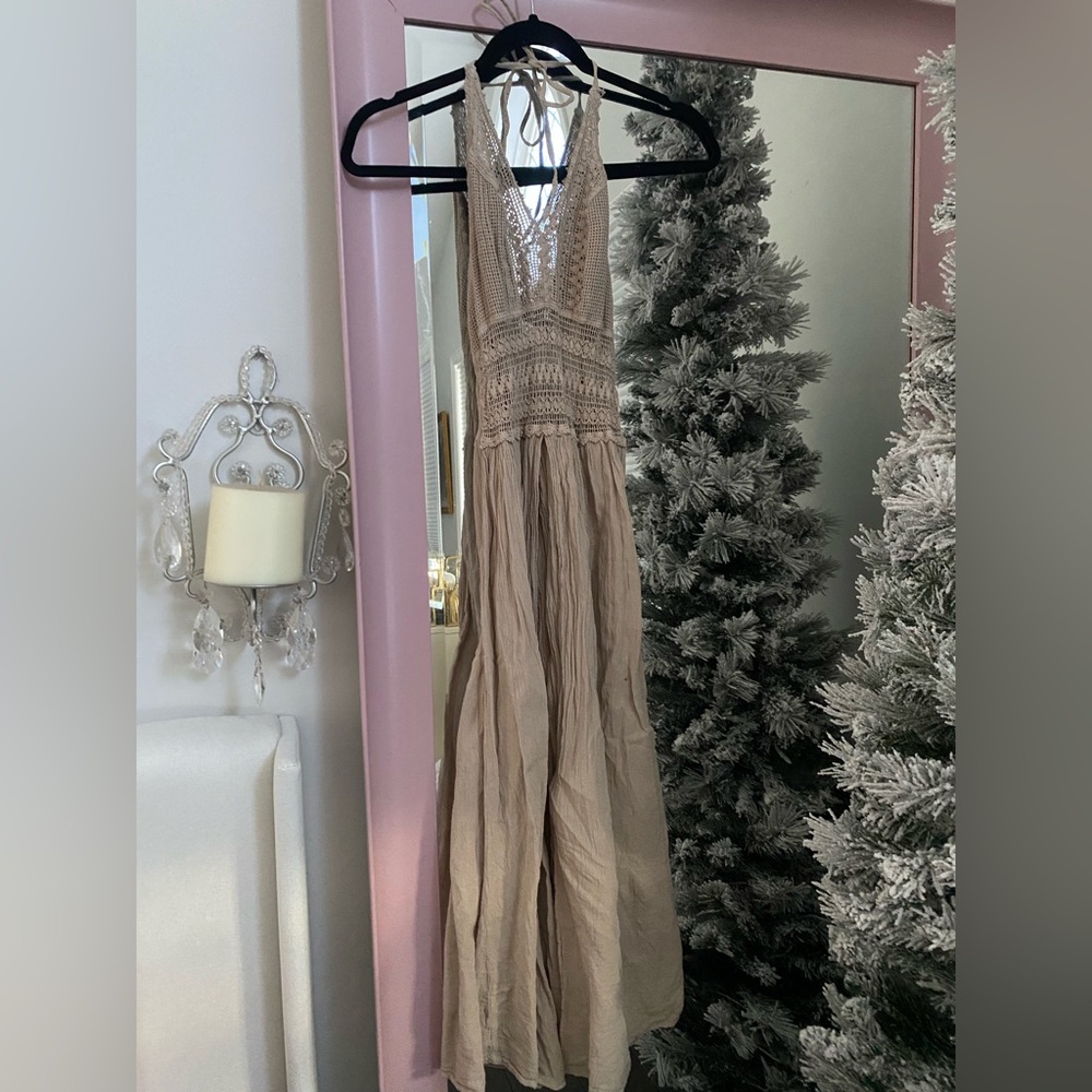 Floor length summer dress